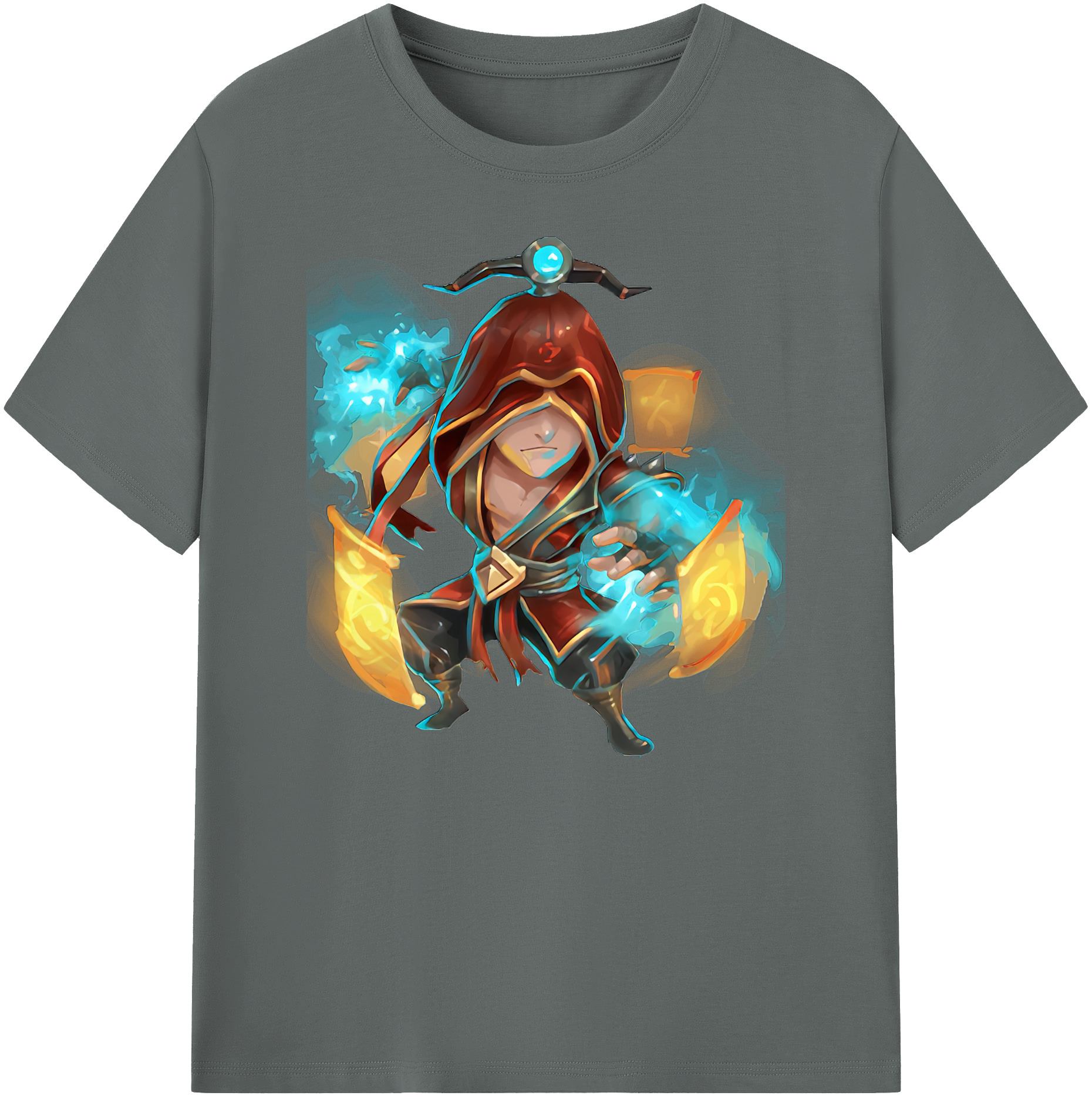 リーグ・オブ・レジェンド League of Legends LOL 綿100％ メンズ半袖Tシャツ｜肌触りやわらか＆通気性